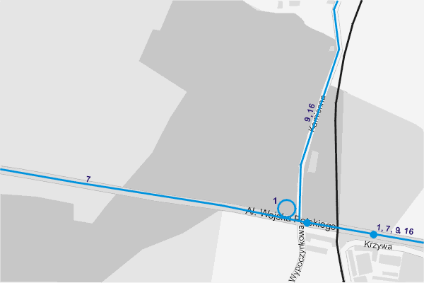 Mapa ( Plan ) Piy (Pily). Warstwa komunikacyjna. Pia - Wielkopolska.    

   Warstwa komunikacyjna prezentuje ukad ulic Piy, oraz okolicznych miejscowoci wraz z zaznaczonymi liniami komunikacji miejskiej i podmiejskiej. Zaznaczono: linie autobusowe dzienne i nocne oraz linie tramwajowe dzienne i nocne. Mapa wykonana jest w skali 1:10 000 - warstwa komunikacyjna.

Pia - warstwa komunikacyjna Internetowego Planu Piy serwisu Cyber Wielkopolska.